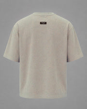 Prada Washed Sand Allover Insignia Tee
